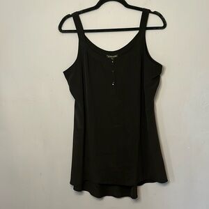 NWT Eileen Fischer Silk Crepe De Chinne Sleeveless Blouse